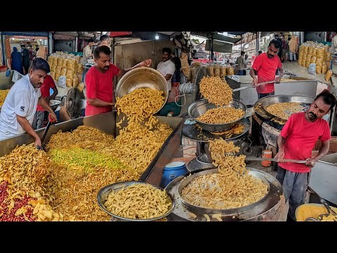 TRADITIONAL KARACHI STYLE NIMKO SEV MAKING | CRISPY & CRUNCHY SNACK RECIPE | PAKISTANI STREET FOOD