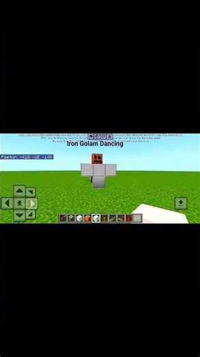 Dancing Golem Tutorial Minecraft #shorts #minecraft