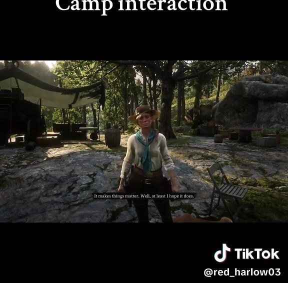Red Dead Redemption 2: A Hopeful Camp Interaction