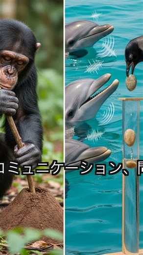 頭が良い動物TOP3！賢すぎる動物たちに驚愕！【チンパンジー/イルカ/カラス】