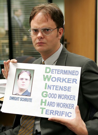 Dwight Schrute (The Office) and Autism — Undercover Autie
