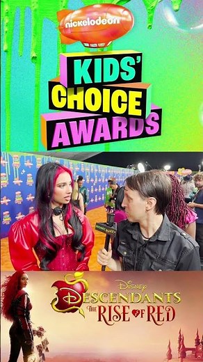 Descendants The Rise of Red Star Kylie Cantrall Interview at Nickelodeon's Kids' Choice Awards
