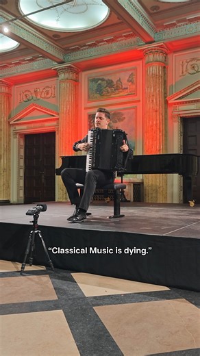 🎭 “Classical music is dying.” Had that topic backstage, chatting with other musicians between rehearsals. But every time I sit with my accordion and play Liszt, Bach, or Tchaikovsky, I feel the complete opposite. Their music still breathes, still moves, still lives through every note. Maybe the world around it changes — the stages, the audiences, the way we share it — but the heart of it? It’s still beating. 💫 And that’s exactly why I keep coming back to it. #ClassicalMusic #MusiciansLife #Acc
