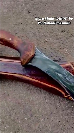Moro Blade A “Lahot” an Exquisite designed by the Moro People of Mindanao done by VonSabanblacksmith