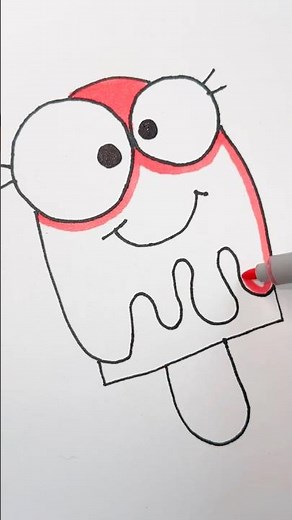 How To Draw A Cute Ice Cream | Step By Step Drawing for Kids