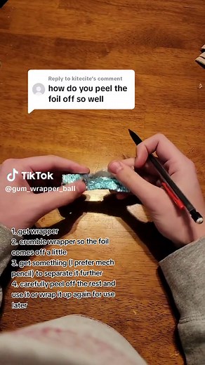 How to Wrangle Gum Wrappers for Fun Projects