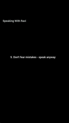 5 BEST TIPS TO SPEAK ENGLISH - SPEAKING WITH RAVI