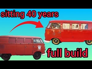 Abandoned VW T1 Bus - full restoration and camper van conversion