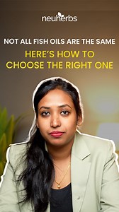 Not all fish oils are created equal. ✨ And choosing the wrong one can mean zero benefits — or worse, impurities. Before you pick your next omega-3, check this: ✔️ EPA & DHA concentration ✔️ Source of fish ✔️ Purity & testing standards ✔️ Oxidation levels Because when it comes to fish oil, quality > quantity. #FishOil #Omega3 #Supplements #HealthEducation #WellnessIndia (Neuherbs, Wellness, Nutrition, Supplements, Omega3, FishOil, Immunity, Health, CleanLiving) | Neuherbs