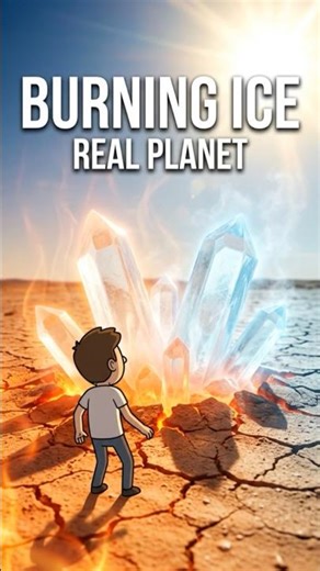 This Planet Has Burning Ice 😳 | GJ 436 b #sciencefacts #astronomy #exoplanet