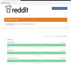 The sky is falling! Reddit is DOWN!