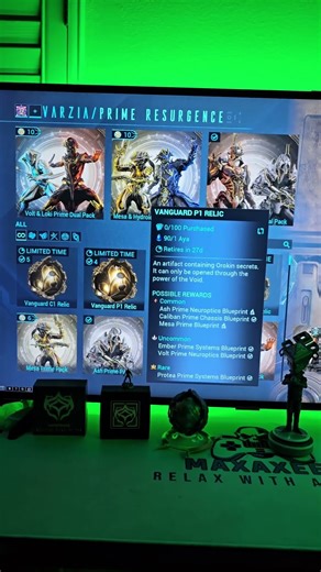 Grab these God Relics Before they are gone! #warframe #maxaxeem #warframecommunity #warframepc #game