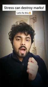 How to Control Stress & Perform Better in the Exam #iitjam #iitjam2026