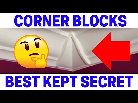 Crown Molding Corner Blocks Will Save You A HUGE Headache