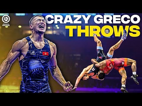 5 Minutes of Crazy Greco-Roman Wrestling Throws