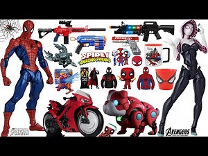 Marvel Toy Series Unboxing, Popular Spider-Man Toy Car, Marvel Popular Action Toy Gun
