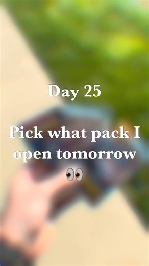 Day 25! We’re hitting the 45 mile mark tomorrow! What pack should we open? #pokemongiveaway #packs