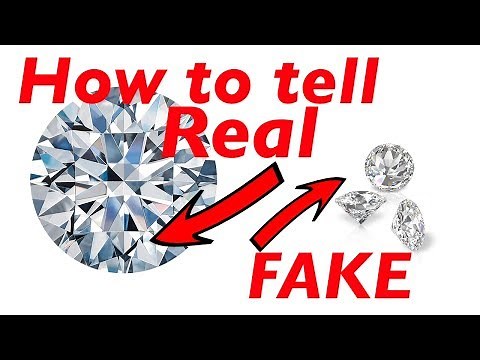 How to tell if a diamond is real or fake at home - Quick and Easy!