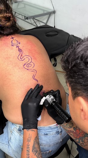 Snake Tattoo Design Ideas for Back