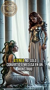 605K views · 22K reactions | Atenea no solo convirtió a Medusa en un monstruo, sino que también guió a Perseo, para que la derrotara. #atenea #medusa #perseo #hermes #hades #mitologiagriega #mitologia #fyp #viral | Tesoros de la Historia | Facebook