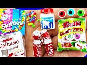 20 DIY How To Make Miniature Realistic Food Items with polymer clay