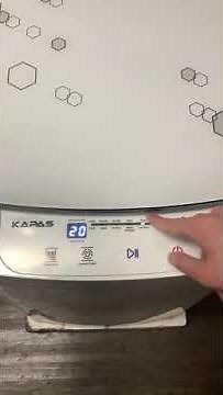 KAPAS (model: kps35-735h2) washer can't begin to wash instantly after fill in water.