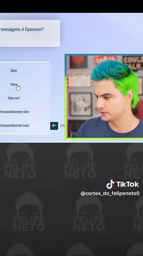 Felipe Neto e suas jogadas no Akinator