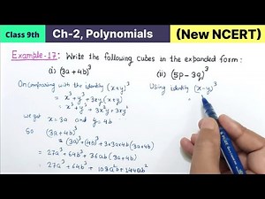 Class 9 Maths Chapter 2 Polynomials Example 17 Write in expanded form NCERT Book Exercise 2.4