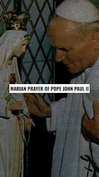 Pope John Paul II’s Prophetic Prayer for Humanity #shorts