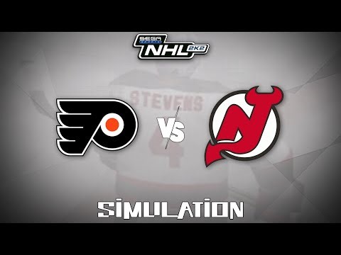 NHL 2K2 (2002) - Philadelphia Flyers vs New Jersey Devils [Gameplay Simulation]