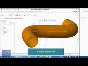 How to use sweep in creo parametric 3.0