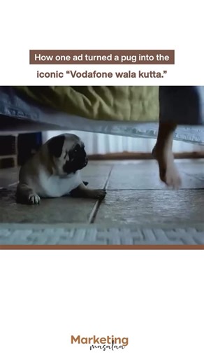 MarketingMasalaa on Instagram: "The Hutch/Vodafone pug ad from the early 2000s turned a small dog into one of India’s most recognisable advertising icons. Featuring a pug named Cheeka who followed a young boy everywhere, the campaign beautifully symbolised the brand’s promise of a network that “follows you wherever you go.” Created by Ogilvy & Mather for Hutchison Essar, the ad became a cultural favourite and continued even after the brand rebranded to Vodafone, with the pug appearing in later f