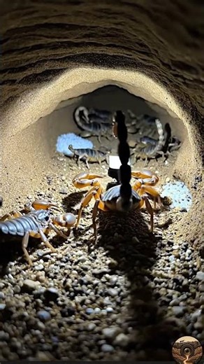 Desert Scorpion POV: You're Inside Their Hidden World #wildlife #shorts