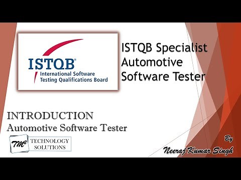 ISTQB Automotive Tester | Introduction | ISTQB Tutorials