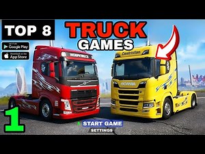 🔥TOP 8 BEST Truck Simulator Games Released THIS 2025 - ANDROID & iOS #trucksimulator