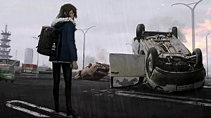 Anime Boy Smoking In The Rain Live Wallpaper - MoeWalls