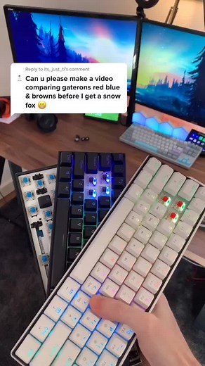 Gateron Brown vs Red Switches Comparison | Mechanical Keyboards