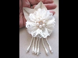 DIY Pretty Lace Flower Tutorial - jennings644 - Teacher of All Crafts