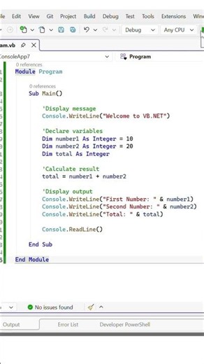 VB.Net - Basic Syntax