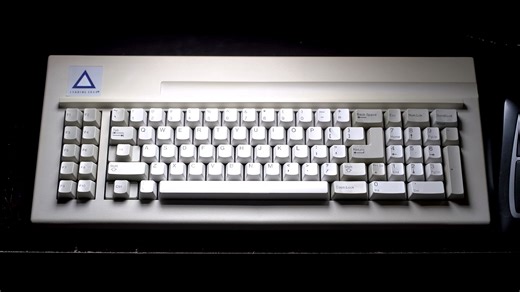 "最好听的段落轴" Leading Edge DC-2014(1985)Alps SKCM Blue原生蓝轴打字声音