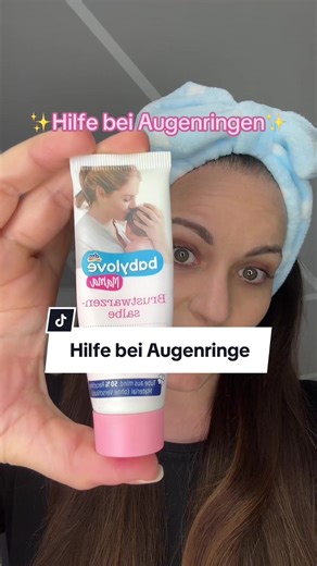 Hilfe bei starken Augenringen mit Brustwarzensalbe
