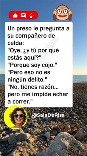 🦵 Preso con coartada #chistes #bromas #comedia #risas #divertido #humor #españa