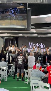 The Raiders cheerleaders are doing a t-shirt toss. They throw better than a Raiders quarterback! #chiefs #chiefskingdom #raiders #nfl #vegas | Farzin Vousoughian