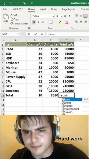Excel formulas in dropdowns! 😱 #excel #office #spreadsheet