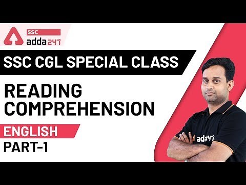 Reading Comprehension (Part 1) | English For SSC CGL Mains
