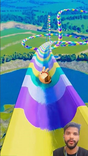 Thrill Ride at the Water Slide Park 🌊💦 Ultimate WaterSlide Adventure #waterslide #slide #whaterfall