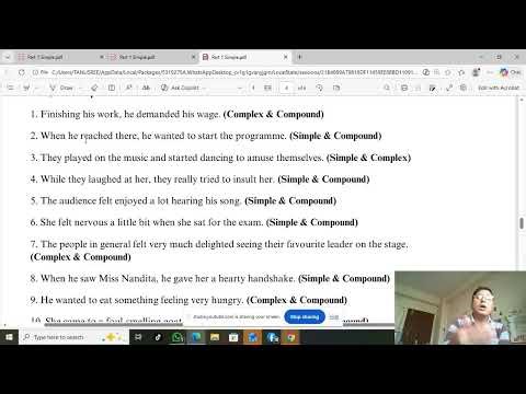 Part-2: Simple, Complex and Compound for SSC & HSC students