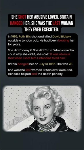 She Shot Her Abuser. Britain Hanged Her. She Was the Last Woman They Ever Executed #history #shorts