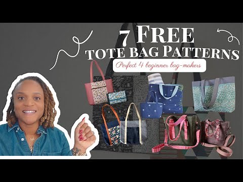 7 Free Tote Bag Patterns for Beginner Bag-makers