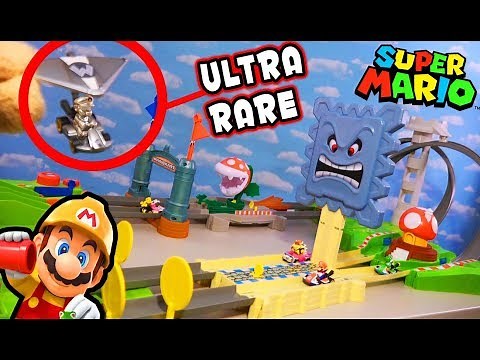 MARIO KART Hot Wheels ULTIMATE Playset Build (3 in 1!!) & RARE METAL MARIO UNBOXING?!